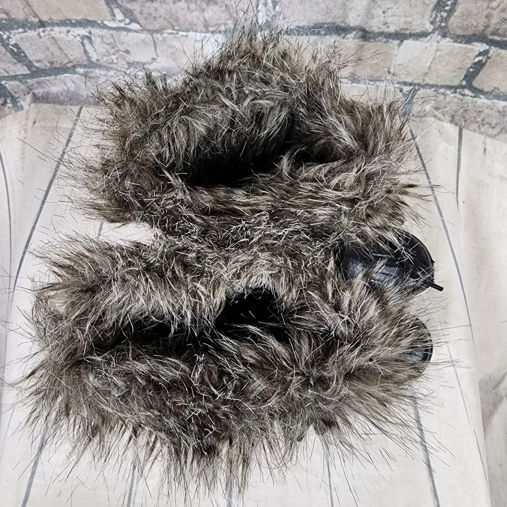 Sorel Torino  II Waterproof Winter Boot Faux Fur Cuff Lace Front Black Size 5 - Picture 9 of 16